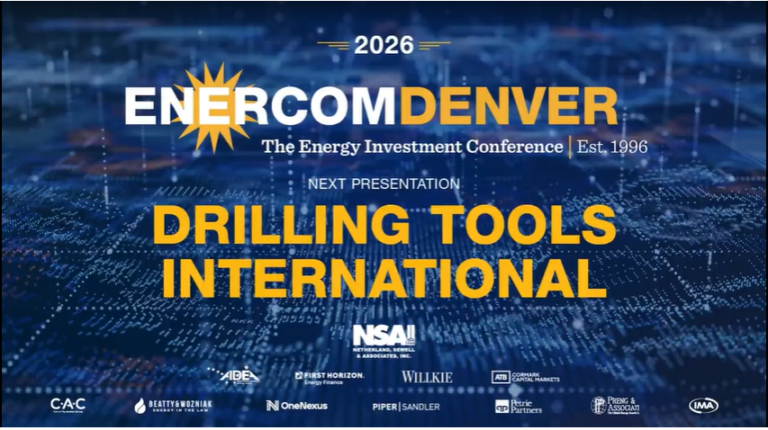 Exclusive: Drilling Tools International at EnerCom Denver – The Energy Investment Conference 2026