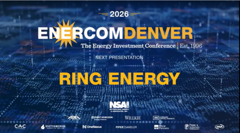 Exclusive: Ring Energy at EnerCom Denver – The Energy Investment Conference 2026